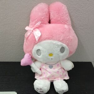 Sanrio My Melody Pink Plush Doll - Cute Heart Dress